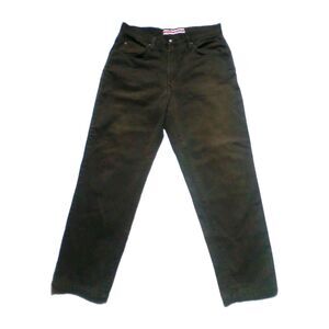 Merona Mens Jeans Pants 34x30 Brown Denim Regular Fit Cotton Casual Classic